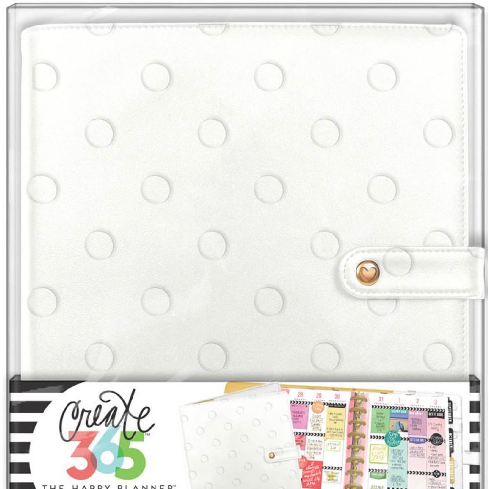 Me & My Big Ideas Planner Cover White New